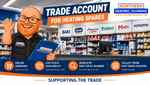 Trade account for heating spares at Northern Heating and Plumbing